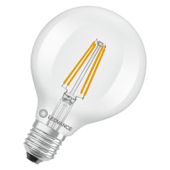 Żarówka LED OSRAM Classic Globe 80 40 Fil Klasa A 827 Clear E27