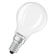 Lampa LED OSRAMP 40 DIM efficiency class B 2.5W 827 mat E14