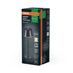 OSRAM Endura Style Table CCT USB ciemnoszary