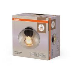 OSRAM Decor Smoke Glass Plafon E27 czarny