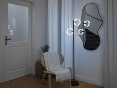 OSRAM Decor Circle Lampa stojąca 17W Click CCT czarna