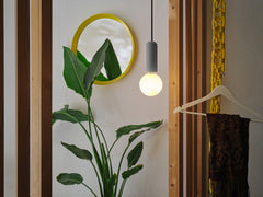 OSRAM Decor Concrete Mic Wisząca 1xG9 ciemnoszary