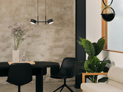 OSRAM Decor Kyoto Wisząca 2XPendant 20W 930 Click DIM czarny
