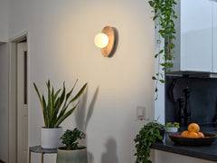 OSRAM Decor Wood Nest Lampa stołowa 1x G9 brązowa