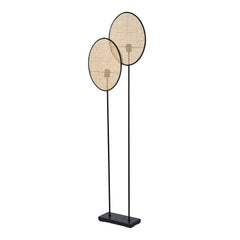 OSRAM Decor Rattan Dandelion Lampa stojąca 2xE27 brązowa