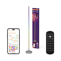 Lampa LED OSRAM SMART WIFI FLOOR CORNER Magic RGB Silver pilot
