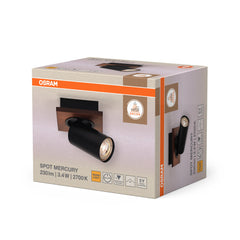 OSRAM DECOR SPOT MERCURY BLACK 1x3.4W 927 DIM
