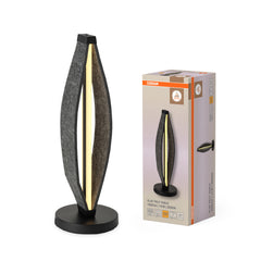 OSRAM Decor Flat Felt Lampa stołowa 13W 830 ciemnoszara
