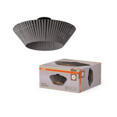 OSRAM Decor Stripes Plafon 1xE27 ciemnoszary