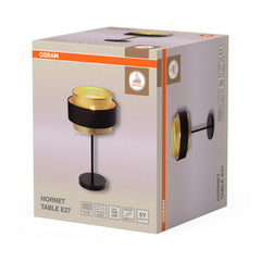 OSRAM Decor Hornet Lampa stołowa 1xE27 czarna