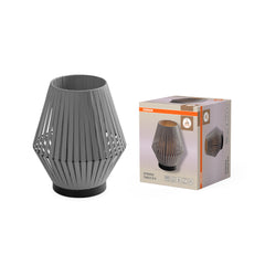 OSRAM Decor Stripes Lampa stołowa 1xE14 ciemnoszara