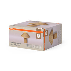 OSRAM Decor Bamboo Paper Hut Lampa stołowa E27 brązowa