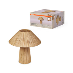 OSRAM Decor Bamboo Paper Hut Lampa stołowa E27 brązowa