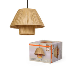 OSRAM Decor Bamboo Paper Hut Wisząca  E27 brązowy