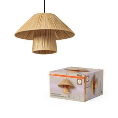 Lampa LED OSRAM Decor Bamboo Paper Hut Pendant 400 E27 Brown