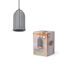 Lampa LED OSRAM Decor Concrete Sim Pendant E27 Dark Grey
