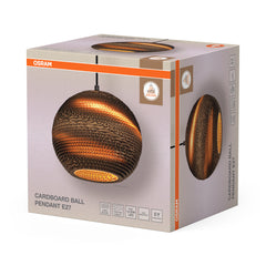 OSRAM Decor Cardboard Ball Wisząca E 27 brązowy