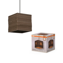 OSRAM Decor Cardboard Square Wisząca E27  brązowy