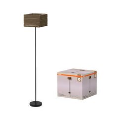 OSRAM Decor Cardboard Square  Lampa stojąca E27 brązowa