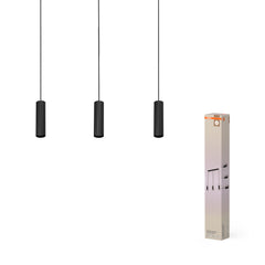 OSRAM Decor Drums Wisząca 3xGU10 2xLED czarny mat