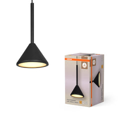 OSRAM Decor Fuji Wisząca 1XE27 5 W 930 czarny