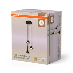 OSRAM Decor Fuji Wisząca 3XE27 PL 13W 930 czarny
