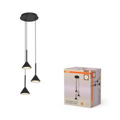 OSRAM Decor Fuji Wisząca 3XE27 PL 13W 930 czarny