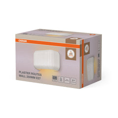 OSRAM Decor Plaster Routes Kinkiet 250 1 XE27 biały