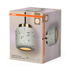 OSRAM Decor Terazzo Kula Wisząca 1XGU10 biały