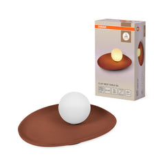 OSRAM Decor Clay Nest Lampa stołowa G9 brązowa