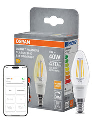 Żarówka LED OSRAM SMART+ MATTER Fil DIM Classic B40 4W 827 E14