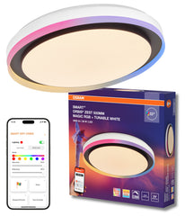Plafon LED OSRAM Smart+ Wifi Orbis ZEST RGB 500mm czarny
