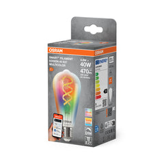 Żarówka LED OSRAM SMART+ MATTER Fil RGB Classic Edison 40 4.8W E27