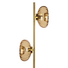 OSRAM Decor Gold Glass Lampa stojąca 2xE14 złota