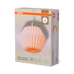 OSRAM Decor Paper Lantern Gem Wisząca E27 biały