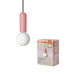 OSRAM Decor Concrete Mic Wisząca 1xG9 różowy