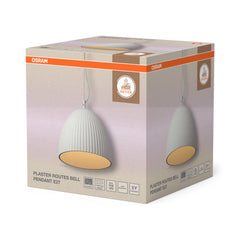 OSRAM Decor Plaster Routes Bell Wisząca 1xE27 biały