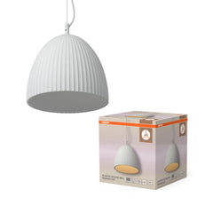 OSRAM Decor Plaster Routes Bell Wisząca 1xE27 biały