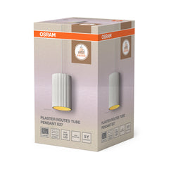 OSRAM Decor Plaster Routes Tube Wisząca 1xE27 biały