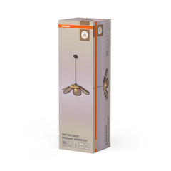OSRAM Decor Rattan Daisy Wisząca 690 E27 brązowy