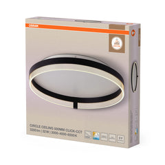 OSRAM Decor Circle Plafon 500 32W Click CCT czarny