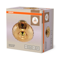 OSRAM Decor Gold Glass Plafon E27 złoty
