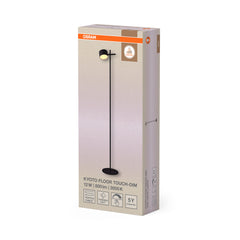 OSRAM Decor Kyoto Lampa stojąca 12W 930 Touch DIM czarna