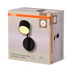 OSRAM Decor Kyoto Kinkiet 12W 930 Touch DIM czarny