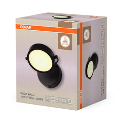OSRAM Decor Puck Kinkiet 11W 930 czarny