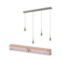 OSRAM Decor Needle Wisząca liniowy 4xE27 beżowy