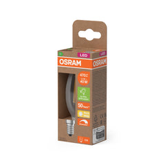 Lampa LED OSRAM B 40 efficiency class B 2.5W 827 Clear E14