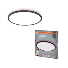 Plafon LED OSRAM SMART+ ORBIS Ultra Slim Backlight czarny 400mm RGB + TW