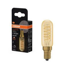 Żarówka LED OSRAM Vintage 1906 T26 36 Spiral Fil DIM 4.8W 822 Gold E14
