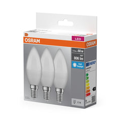 Żarówka LED OSRAM CLASSIC B 60W LED BULB 6.8W 827 mat E14 3szt